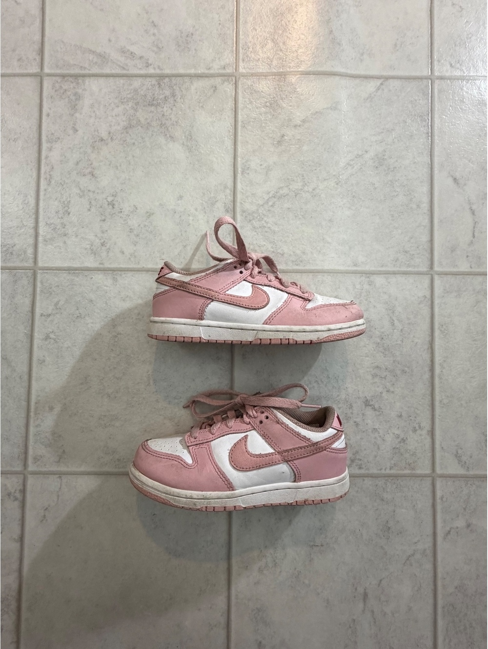 Nike Pink and White Toddler Sneakers Size 13C